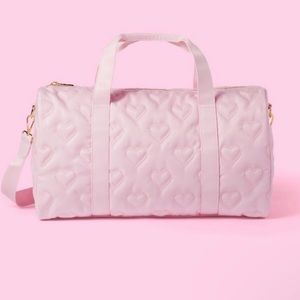 Stoney Clover Lane x Target Pink Hearts Duffle Bag NWT
